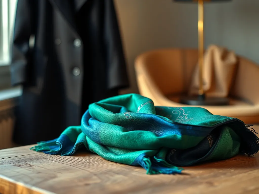 Jaki szalik do czarnego płaszcza damskiego?