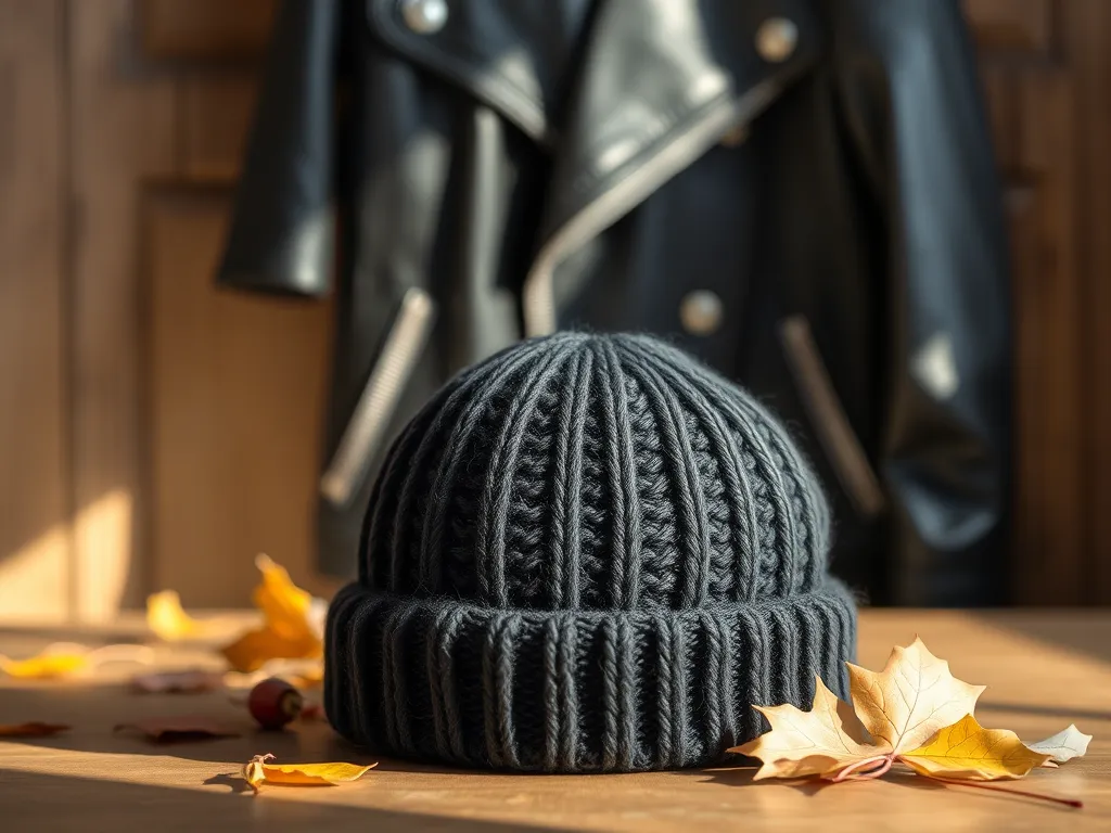 Jaka czapka do czarnej kurtki?