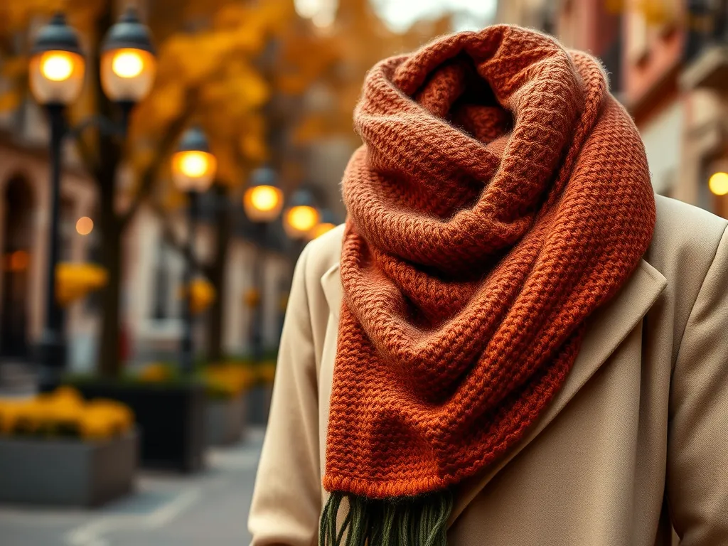 Jaki szalik do beżowej kurtki?