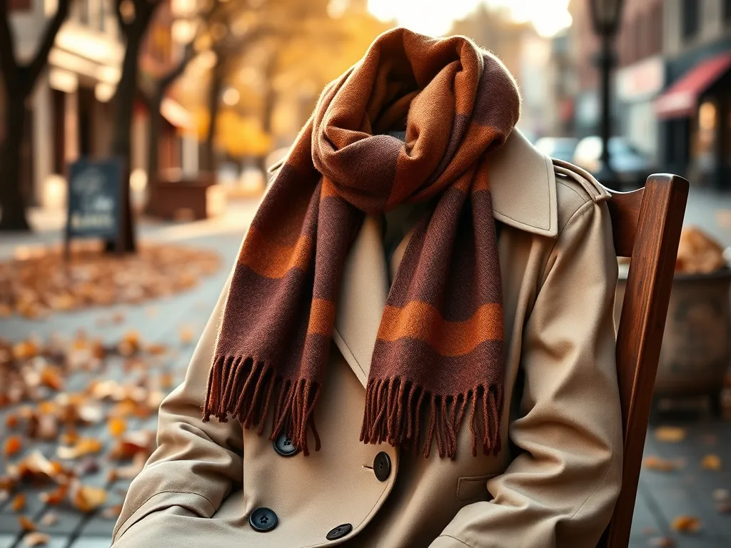 Jak nosić szalik do płaszcza?