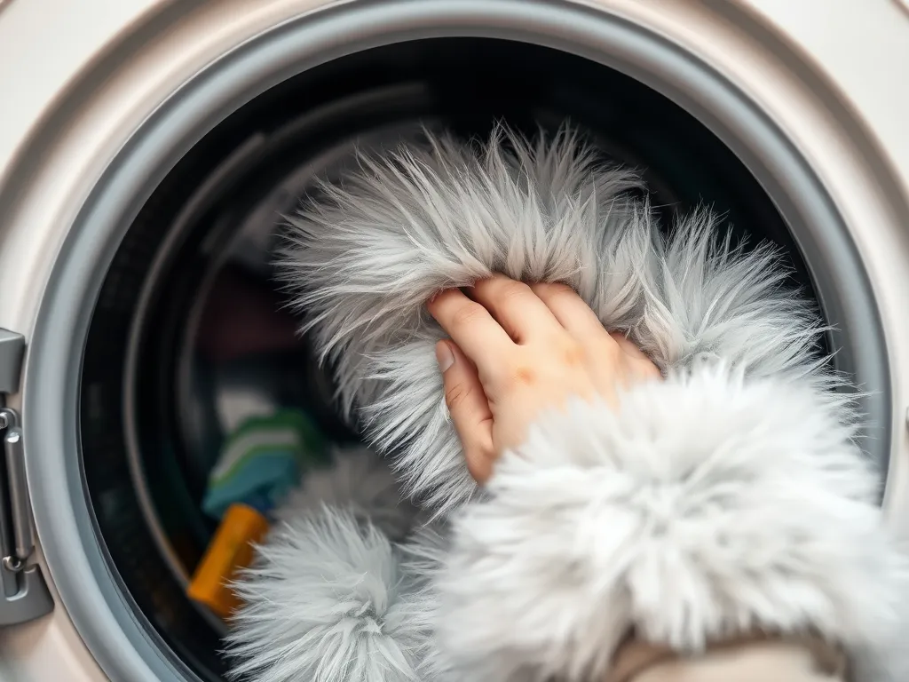 Jak prać sztuczne futro w pralce?