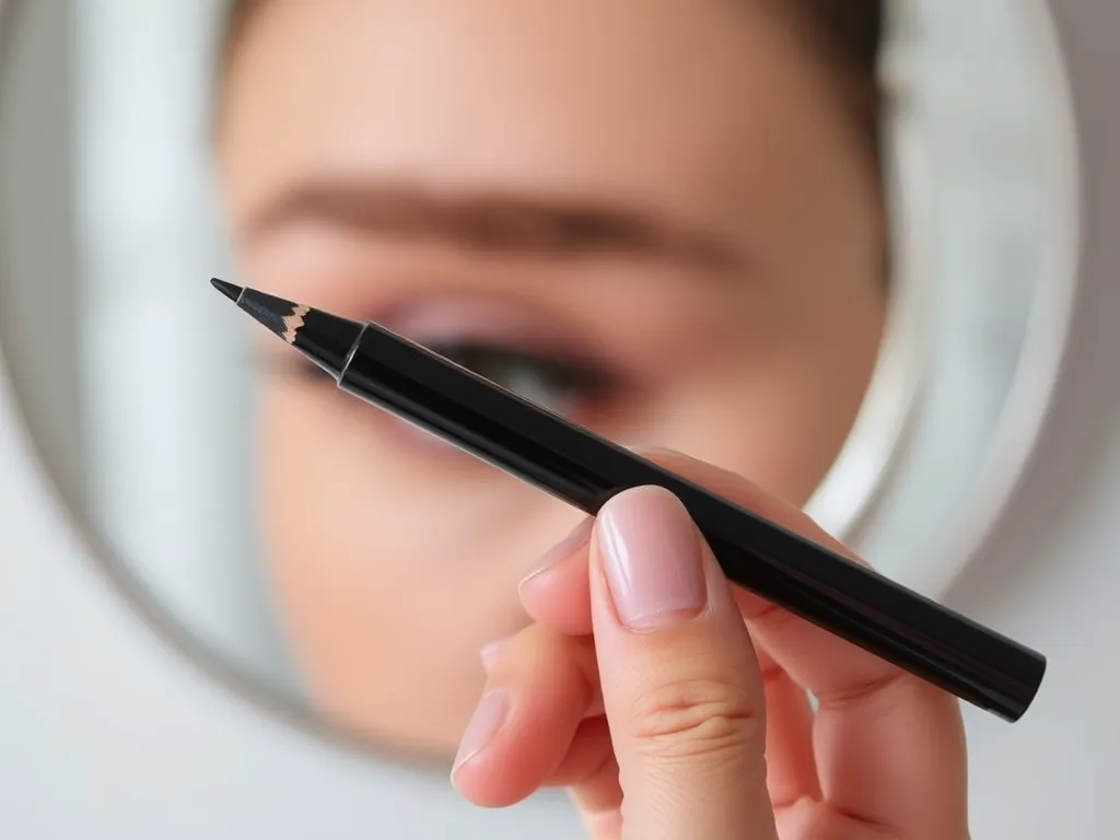 Pędzel do robienia kreski - efekt eyelinera