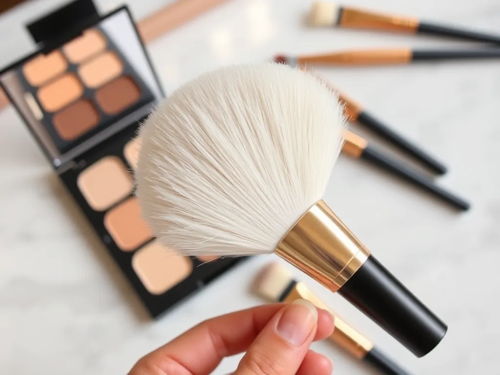 Jaki pędzel jest najlepszy do rozświetlacza?