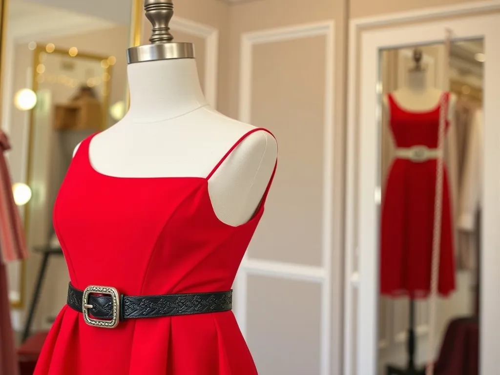 Jaki pasek do czerwonej sukienki wybrać, by wyglądać stylowo?