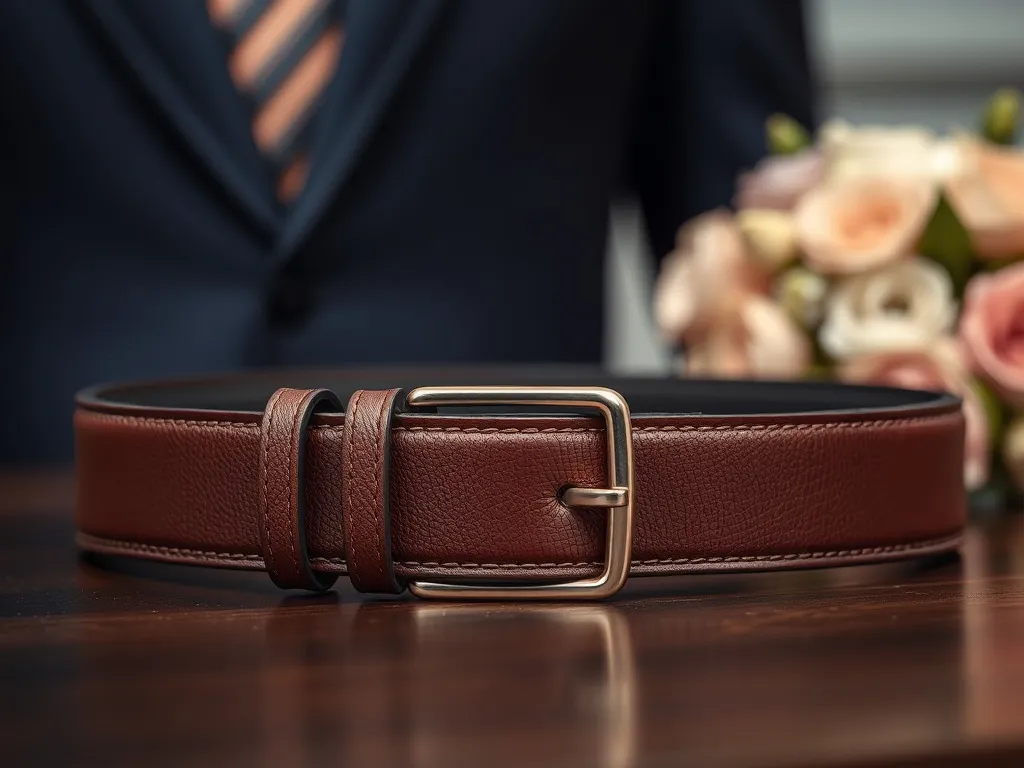 Jaki pasek do garnituru ślubnego wybrać? Porady dla pana młodego