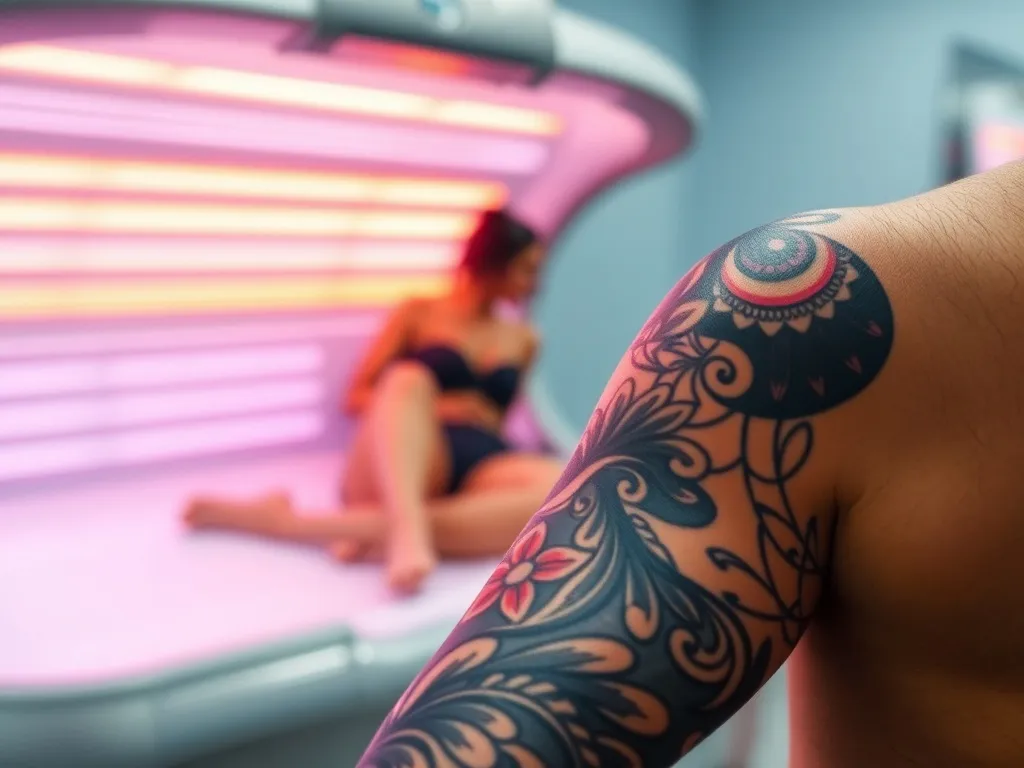 Tatuaż a solarium – czy można z niego korzystać?